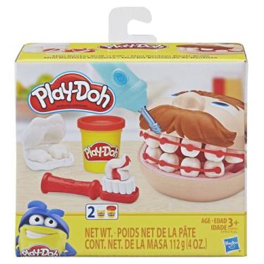 Imagem de Massinha Play Doh Mini Clássicos Kit Dentista E4918 - Hasbro
