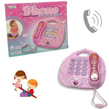 Jogo 2 Celulares Infantis Phone Rosa - Buba Baby - Sons e Fala - Magazine  Luiza