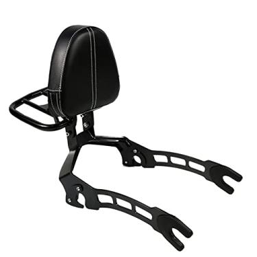 Imagem de Worldmotop Motocicleta Sissy Bar Encosto Traseiro Assento do Passageiro para Indian Scout Sixty 2015 2016 2017 2018 2019 Barra de Encosto Removível (B)