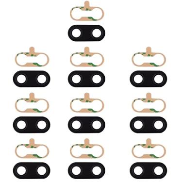 Imagem de HONGYAN Peças de substituição de telefone celular 10 PCs Lens de câmera traseira e adesivo para Xiaomi Mi 8 Lite Acessórios telefônicos