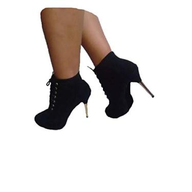 Imagem de Bota Feminina Coturno Cano Curto Salto