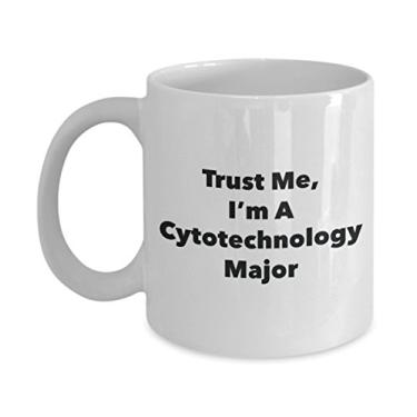 Imagem de Caneca Trust Me, I'm A Cytotechnology Major - Caneca de café divertida - Lindas ideias de presentes de formatura para amigos e colegas de classe (325 ml)