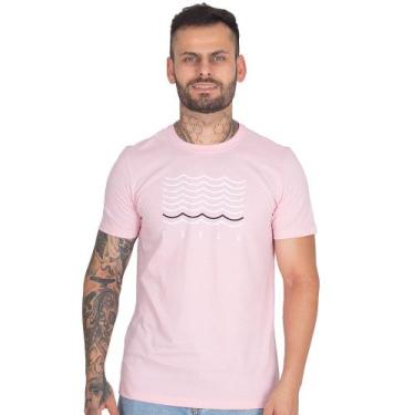 Imagem de Camiseta Masculina Algodão Com Estampa Gola Redonda Casual - Kohmar