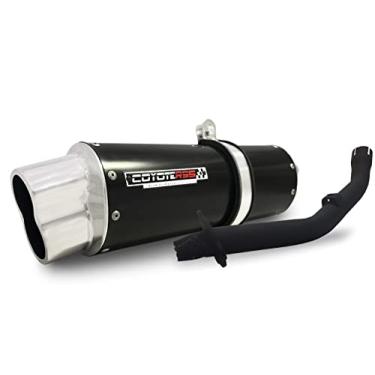 Imagem de Escape/Ponteira Coyote RS5 Boca 8 Aluminio Oval - XT 600 1997 em Diante - Preto