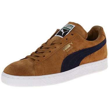 Imagem de Puma - Tênis masculino Suede Classic Plus, Bistre/Peacoat, 11.5