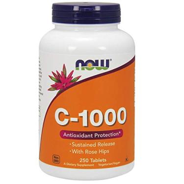 Imagem de NOW Foods - Liberação sustentada de vitamina C-1000 com Rosa Mosqueta - 250 comprimidos