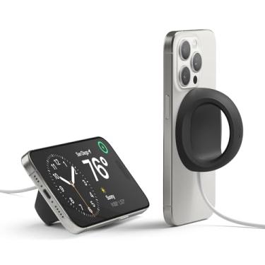 Imagem de elago Suporte de aderência compatível com carregador MagSafe, suporte de telefone compatível com iPhone 16/15/14/13/12 Series, projetada para modo criado-mudo [cabo de carregamento não incluído]