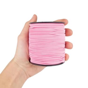 Imagem de Elástico Roliço Colorido - 2,2mm - 50 Metros- Cor Rosa Bebe- 133 Nybc