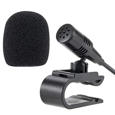 Imagem de Microfone de 2,5 mm, microfone de montagem de voz NowTH HD para unidade principal de veículo, Bluetooth, rádio estéreo, DVD, GPS