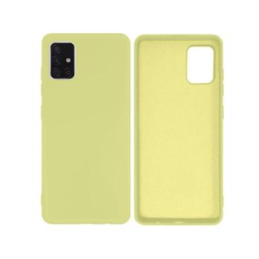 Imagem de Capinha para Galaxy A51 Silicone Aveludado Premium - GCM, Verde Abacat