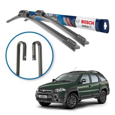 Imagem de Palheta Limpador Parabrisa Fiat Uno Palio Toro UnoMille Bosch Aerofit,