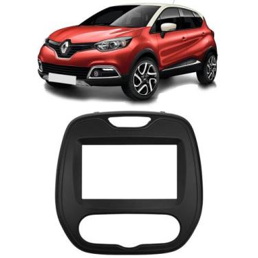 Imagem de Moldura Painel 2 Din 7 Polegadas Renault Captur 2017 2018 2019 2020 20