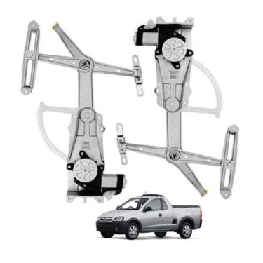 Imagem de Par Maquina Vidro Eletrico Montana 2007 2008 2009 com Motor - Chevrole