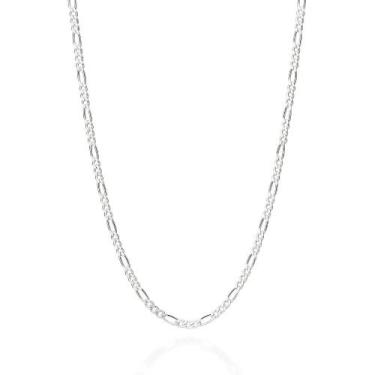 Imagem de Colar de prata 925 fina unissex rommanel groumet 50 cm 830071