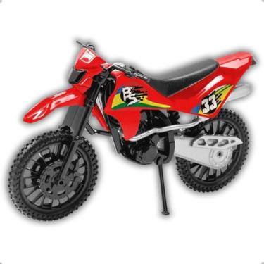 Imagem de Moto Brinquedo Barato Trilha Radical Menino Miniatura Solapa - Bs Toys
