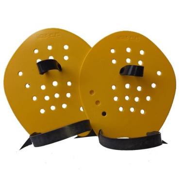 Imagem de Palmar Para Natação Hand Paddle Nadadeira De Treino Técnico Rígido Tra