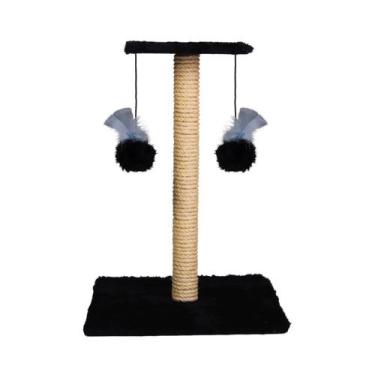Imagem de Arranhador Para Gatos Poste com Brinquedo Gato Gigante Duplo Exclusivo