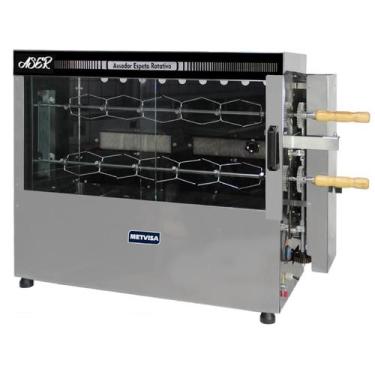 Imagem de Máquina de Assar Frango a gás Metvisa 2 Espetos 20 Kg - Aser20, 110V
