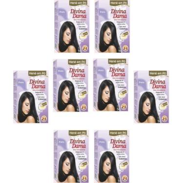 Imagem de Hene em Po Divina Dama 08x50gr Jaborandi ( Cores: Incolor, Chocolate, 