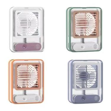 Imagem de Mini Ar Condicionado Climatizador Reservatorio Luz Led - Desktop