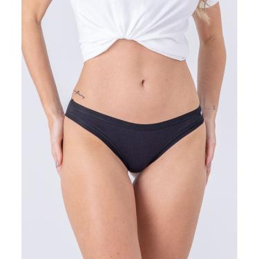 Imagem de Calcinha de algodão, modelo tanga, lisa, com proteção permanente
