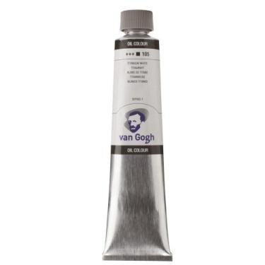 Imagem de Tinta Óleo 20 Ml Talens Van Gogh Serie 1 Titanium White(Safflower Oil)