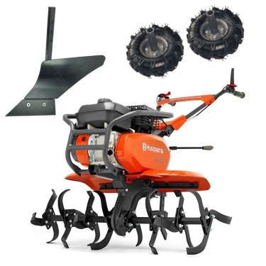 Imagem de Motocultivador Micro Trator Husqvarna Tf338 Rotativa 95cm Arado Unilateral