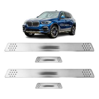 Imagem de Soleira para Porta Lateral Tuning Esportiva para carros 4 Portas (ABS)