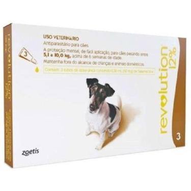 Imagem de Revolution 5,1 e 10 kg antiparasitário 1 pipeta individual - Zoetis, M