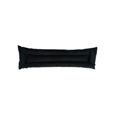Imagem de Almofada Futon para cadeira e banco 150x60cm - Riqueza Textil, Preto