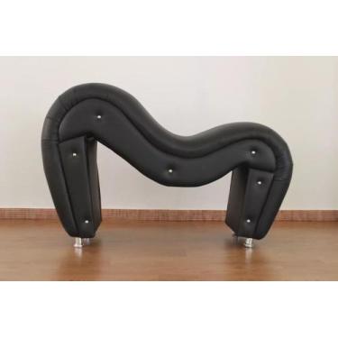 Imagem de Poltrona Cavalinho Tapeçaria Parrilha Preta- SEM ACESSÓRIOS - Decoraçã