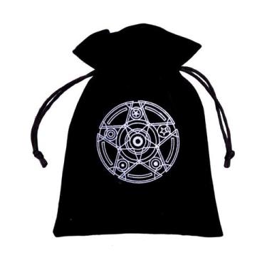 Imagem de Saquinho Para Cartas De Veludo Estojo Para Guardar Tarô Oráculo Runas 