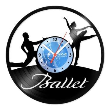 Imagem de Relógio De Parede Disco Vinil Diversos - Bailarinos Ballet - VDI-299 -