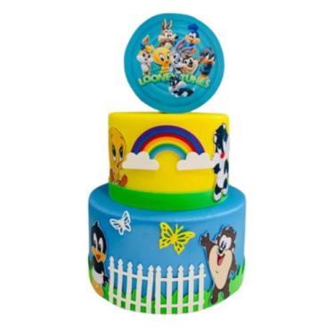 Imagem de Bolo Fake Looney Tunes - Catavento Festa dos Sonhos