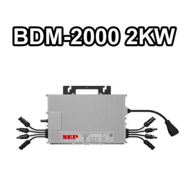 Imagem de Micro Inversor BDM-2000 2KW MONO 220V 2MPPT MONITORAMENTO - NEP 