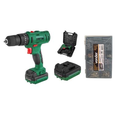 Imagem de Parafusadeira furadeira bateria PFD 120I + Kit 1000 pçs