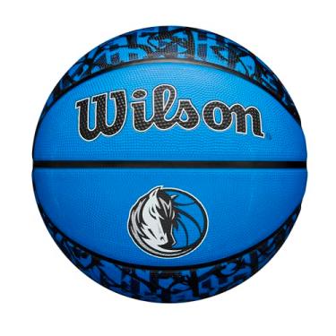 Imagem de WILSON NBA Team Graffiti Basketball - Dallas Mavericks, tamanho 18-75 cm