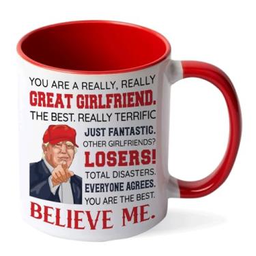 Imagem de Caneca de café para namorada 325 ml, presentes para namorada, presentes para mulheres, presentes para casais, Natal, aniversário, presente de aniversário para namorada, presente de dia dos namorados