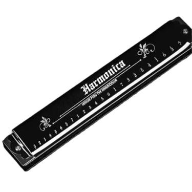 Imagem de Para Iniciantes harmônica Gaita Polifônica De 24 Buracos Com Gongos Para Iniciantes Adultos Desempenho Profissional Afinação C De 24 Buracos