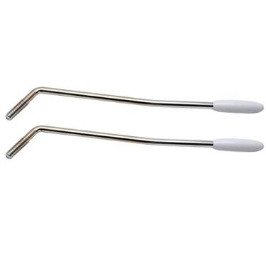 Imagem de Hordion 2 peças 6 mm 5 mm único braço tremolo barra de metal Whammy com ponta para sistema de tremolo de guitarra elétrica Stratocaster