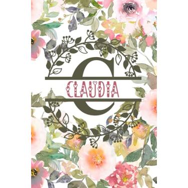 Imagem de Claudia: Personalized To Do List Notepad with Elegant Floral Design Cover. 120 Pages of Practicality and Charm. The Perfect Claudia Name Gift, Lined ... Goals. Enhance Your Efficiency and Style