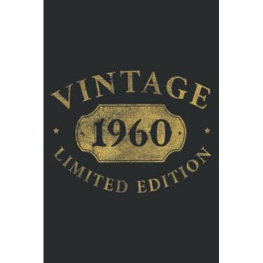 Imagem de 61St Vintage Classic 1960 Birthday Gift Retro 61 Years Old: HEARTS JOURNAL: 6" x 9", 110 Pages, Lined College Ruled Paper, Journal, Matte Finish Cover, Diary, Planner.