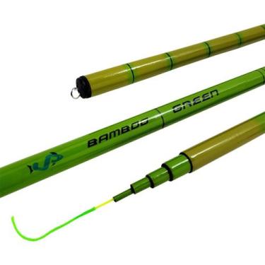 Imagem de Vara Telescópica JP Bamboo Strong Green Jaú Pesca - 2,70m