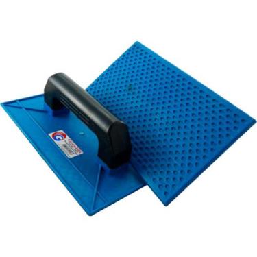Imagem de Desempenadeira  Pvc Gir/Asb Corrug. 18 Azul - Kit C/6 PC - GIRALDI