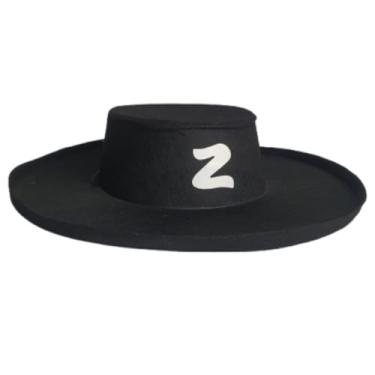 Imagem de Chapéu Zorro Luxo Preto Fantasia Cosplay