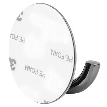 Imagem de Gabinete Adesivo de Adesivo de Carga Grande, Cabide, Aço Inoxidável para Casaco, Instalação Fácil, Armazenamento de Porta de Parede de Banheiro da Cozinha (Preto)