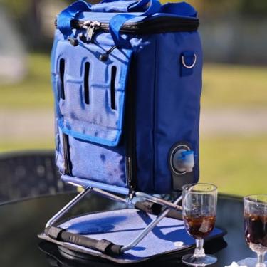 Imagem de Mochila Mais Fria, Mochila Isolada à Prova de Vazamento, Piquenique Portátil, Acampamento, Praia, Caminhadas, Churrasco, Almoço, Mochila Com Base Giratória, Mochila Leve e Macia