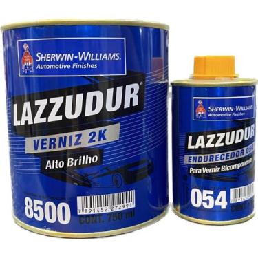 Imagem de Verniz Automotivo 2k Alto Brilho 8500 900ml Lazzuril  - 000013