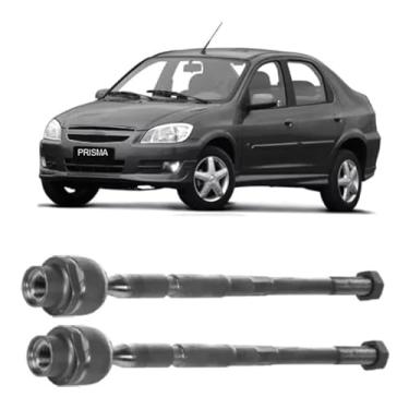 Imagem de PAR BARRA ARTICULAÇÃO AXIAL 2 LADOS PRISMA DIREÇÃO MECÂNICA 2006 2007 2008 2009 2010 2011 2012