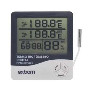 Imagem de Termo-higrometro digital com sensor externo - EXBOM